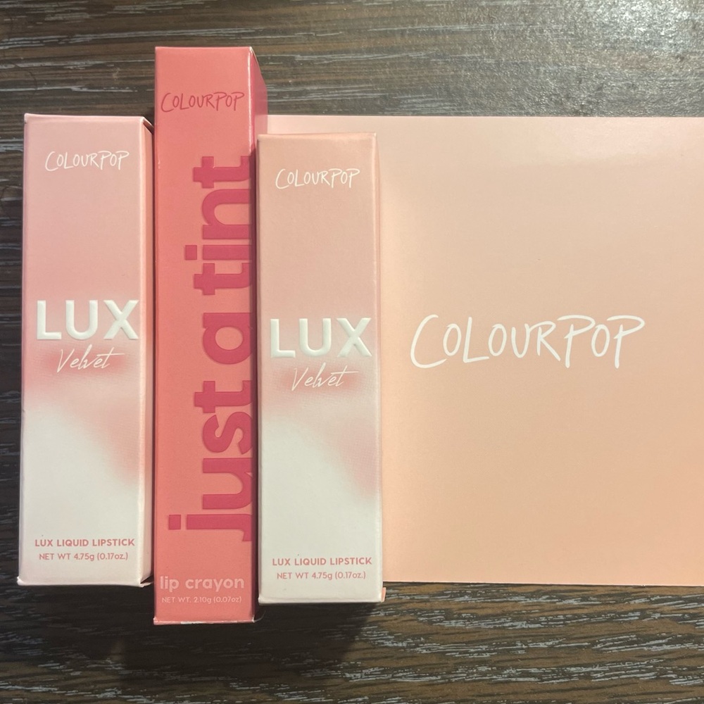 ColourPop Lux Velvet Lipstick and Tint Set - Pink